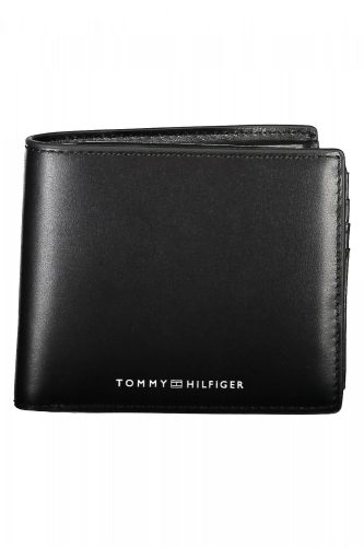 Tommy Hilfiger fekete férfi bőr pénztárca 12 x 10 x 3 cm