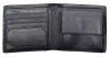 Tommy Hilfiger sötétkék dombornyomott bőr pénztárca 12 x 10 cm