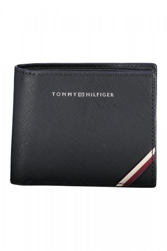 Tommy Hilfiger sötétkék férfi bőr pénztárca 11 x 9 x 2 cm