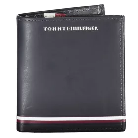   Tommy Hilfiger sötétkék férfi kisméretű álló bőr pénztárca 9 x 10 cm