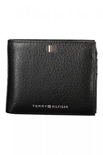 Tommy Hilfiger fekete férfi bőr pénztárca 12 x 9 x 3 cm