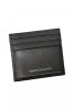 Tommy Hilfiger fekete férfi bőr pénztárca, kártyatartó 10 x 8 x 1 cm