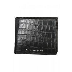 Tommy Hilfiger fekete férfi bőr pénztárca 11 x 10 x 2 cm
