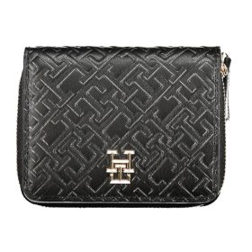 Tommy Hilfiger női fekete pénztárca 12 x 10 x 3 cm