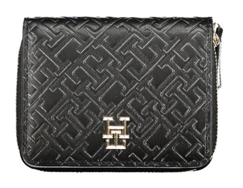 Tommy Hilfiger női fekete pénztárca 12 x 10 x 3 cm