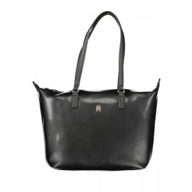   Tommy Hilfiger fekete női válltáska, shopper táska 33 x 27 x 14 cm