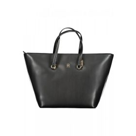   Tommy Hilfiger fekete női válltáska, shopper táska 47 x 30 x 19 cm