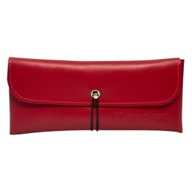 Blázek & Anni piros bőr szemüvegtok