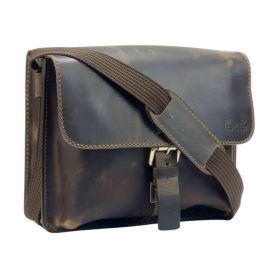   Blázek & Anni Vicenza sportos fazonú bőr oldaltáska, crossbody táska 32 x 25 cm