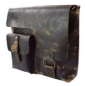   Blázek & Anni A/4-es méretű messenger unisex bőr oldaltáska 28 x 25 x 9 cm