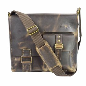   Blázek & Anni A/4-es méretű messenger unisex bőr oldaltáska 28 x 25 x 9 cm
