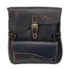 Blázek & Anni Verona, unisex elöl zsebes bőr oldaltáska 33 x 28 cm