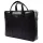 Blazek & Anni uniszex fekete bőr laptoptáska, aktatáska 40 x 30 cm