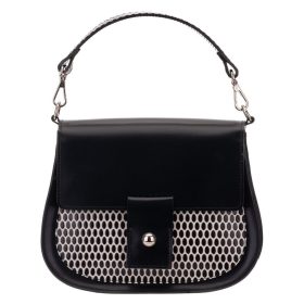   Blázek & Anni női selyemfényű bőr prémium oldaltáska, válltáska 25 x 20,5 cm