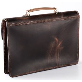   Blázek & Anni pull-up bőr férfi aktatáska, irattáska 38 x 26 cm