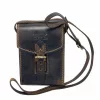 Blázek & Anni mini pull-up sportos bőr oldaltáska, válltáska 22 x 14.5 cm