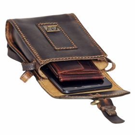   Blázek & Anni mini pull-up sportos bőr oldaltáska, válltáska 22 x 14.5 cm