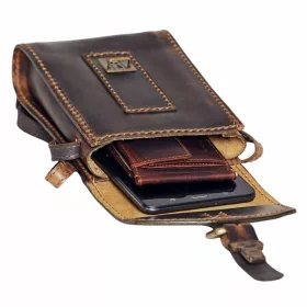   Blázek & Anni mini pull-up sportos bőr oldaltáska, válltáska 22 x 14.5 cm