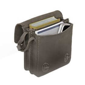   Blázek & Anni kis tuckzáras selyemfényű bőr válltáska 17 x 15,5 cm