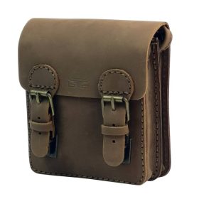   Blázek & Anni kis tuckzáras bivalybőr válltáska, oldaltáska 17 x 15,5 cm