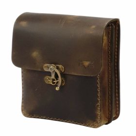   Blázek & Anni kisméretű pull-up lengőzáras bőr oldaltáska, válltáska 17 x 15,5 cm