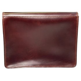   Blázek & Anni lengőzáras barna női bőr válltáska 27 x 20 cm