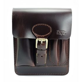   Blázek & Anni tolltartós, zsebes, kisméretű uniszex bőr oldaltáska 19 x 16 cm