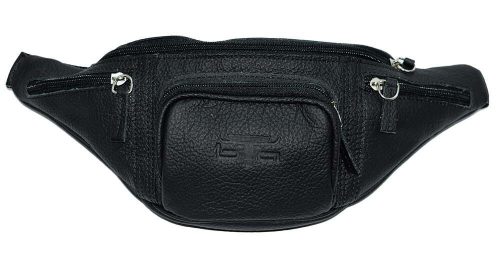 Blázek & Anni fekete bőr övtáska