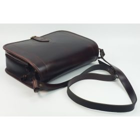 Blázek & Anni selyemfényű bőr vadász táska 32 x 20 cm