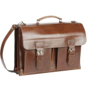   Blázek & Anni harmonikás férfi bőr aktatáska 42 x 30 cm.