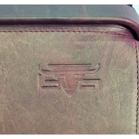   Blázek & Anni óriás barna bőr orvosi táska 41 x 28 x 24 cm