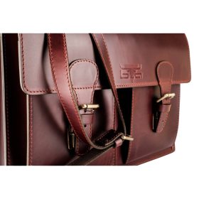   Blázek & Anni óriás dupla rekeszes férfi bőr aktatáska 45 x 31,5 cm