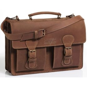   Blázek & Anni óriás dupla rekeszes férfi  bivalybőr aktatáska 45 x 31,5 cm.