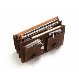   Blázek & Anni óriás dupla rekeszes férfi  bivalybőr aktatáska 45 x 31,5 cm.