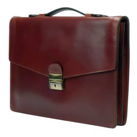   Blázek & Anni csúszó fogós férfi bőr irattáska, aktatáska 37 x 27,5 cm