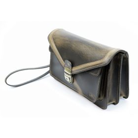 Blazek&Anni koptatott férfi bőr autós táska