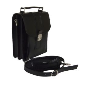   Blázek & Anni három rekeszes kisméretű bőr oldaltáska 21 x 25 cm