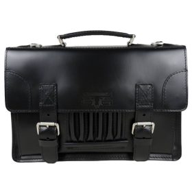 Sarokdíszes férfi bőr aktatáska