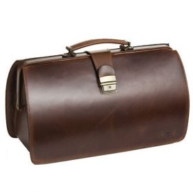   Blázek & Anni átfogópántos selyemfényű bőr orvosi táska 43 x 18 x 24 cm