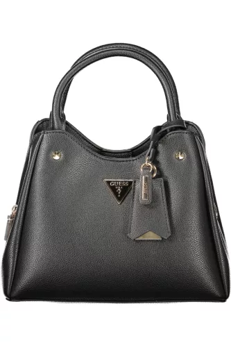 Guess Jeans  Meridian II fekete női kézitáska, oldalpánttal 25 x 20 x 12 cm