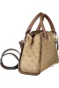 Guess Jeans bézs-barna mintás női kézitáska, crossbody 31 x 22 x 11 cm