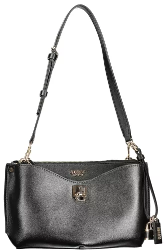 Guess Jeans Bianca fekete női válltáska 24 x 17 x 7 cm