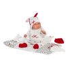 Llorens Newborns That Cry interaktív baba - Baby Lalo, takaróval, 42 cm