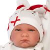 Llorens Newborns That Cry interaktív baba - Baby Lalo, takaróval, 42 cm