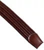 Rialto fonott barna bőr gumírozott férfi bőr öv, 115 cm