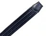 Rialto fonott sötétkék bőr gumírozott férfi bőr öv, 135 cm