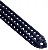 Rialto fonott sötétkék férfi bőr öv, 115 cm