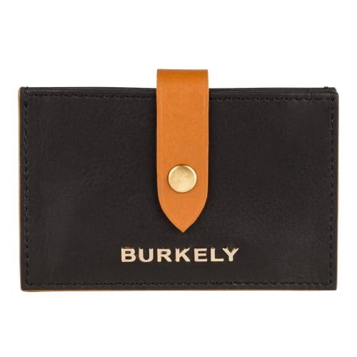 Burkely Craft Caily fekete színű, női bőr kártyatartó RFID védelemmel