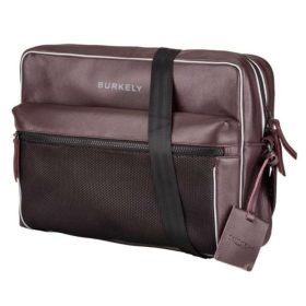 Burkely Posh lila bőr oldaltáska, crossover 14"
