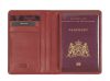 Burkely Croco Cassy bordó színű bőr útlevél- és kártyatartó RFID védelemmel